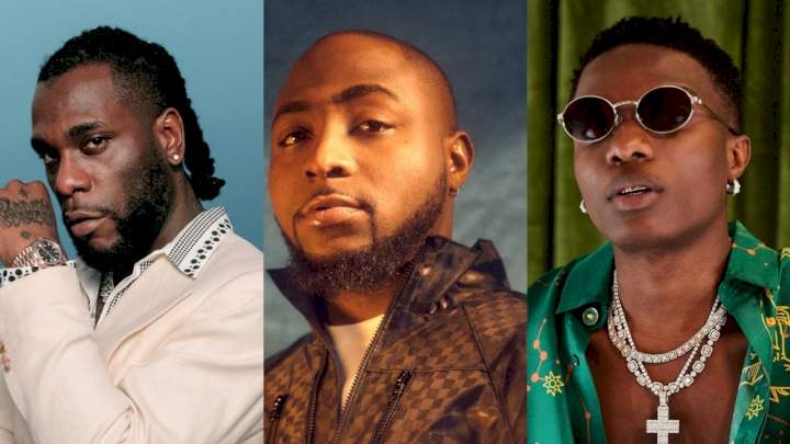 Davido, Burna Boy, Wizkid, Asake win big at 8th AFRIMA