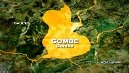 Gombe State map