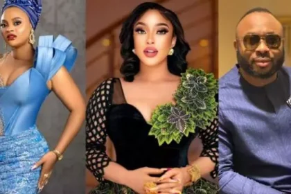 "Pray against toxic and bitter partners; they hardly move on" - Actress, Angela Eguavon warns amid Tonto Dikeh and Churchill's fresh drama