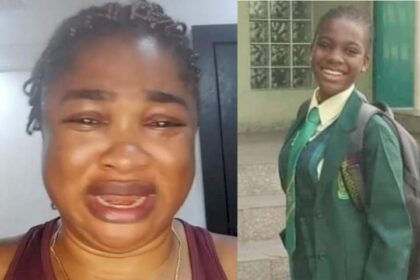 What happened to my child? - Nigerian mum cries out after her 12 year old daughter died while attending school's interhouse sports (video)