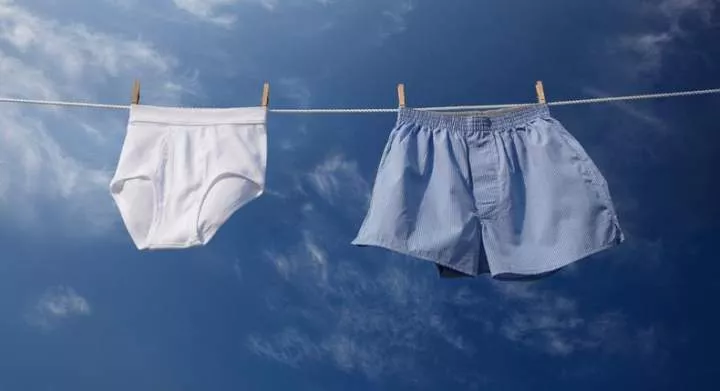 How often should men wash their boxers?