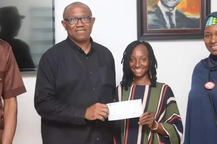 Peter Obi fulfills pledge to assist lady who couldn