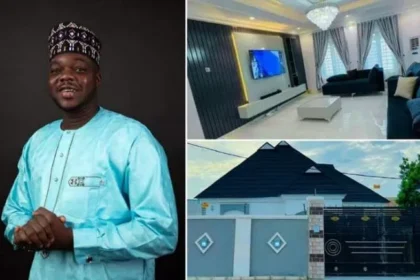 Cute Abiola splashes millions on new house for his parents