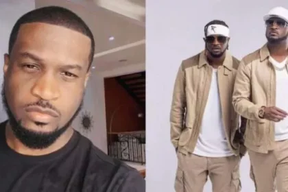 Peter Okoye reacts