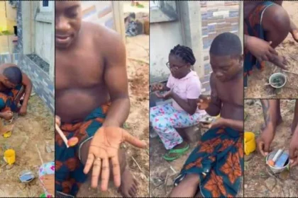 Adorable moment father bonds with daughters over play-cooking (Video)