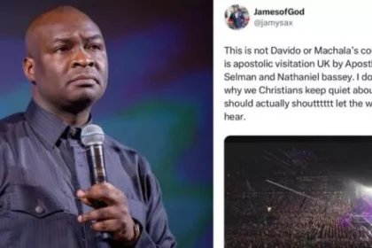 Apostle Joshua Selman trends as he shuts down the biggest indoor arena in the UK (videos)