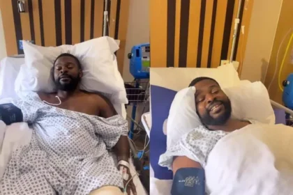 Singer Falz undergoes knee surgery in the UK (photos/video)