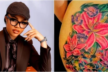 "Giving Cardi B vibes" - Mixed reactions as Nengi spends N17 million on butt tattoo