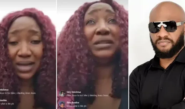 Judy Austin cries for help as Yul Edochie goes missing (Video)