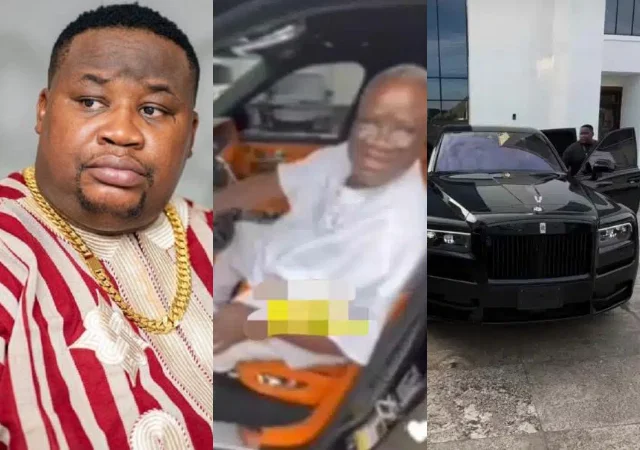 "After God, it's money; money speaks" - Cubana Chief Priest's dad says as he enters son's Rolls Royce