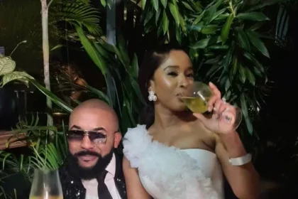 Actor, Banky W takes his wife, Adesua Etomi on a date.