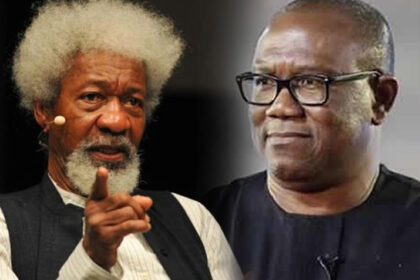 Wole Soyinka and Peter Obi