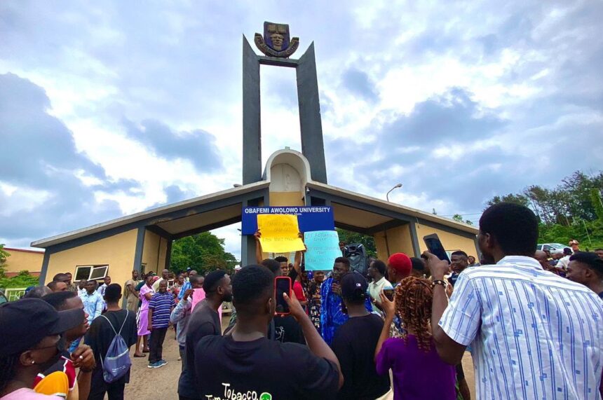 OAU protest