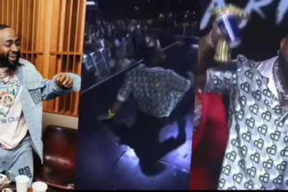 Watch moment Davido receives his