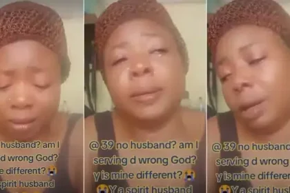 "My life is stagnant" - 39-year-old woman with 'spiritual husband' cries over single life, video stirs emotions