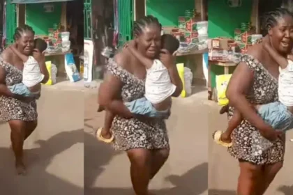 Emotional moment mother finds little daughter who