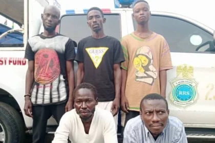 Faces of notorious robbery suspects terrorising popular Lagos domain