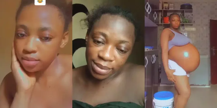 "How many you born" - Lady stirs reactions as she shares transformation during pregnancy