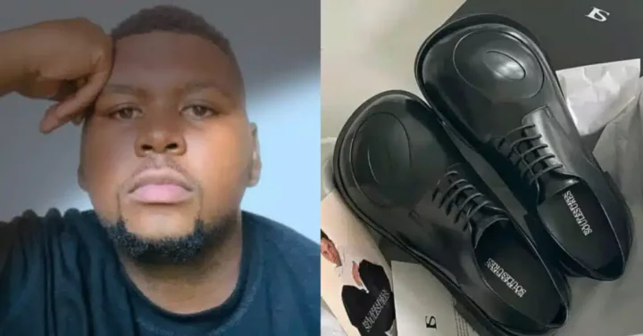 "I bought it with my hard-earned money" - Father vents as son refuses to wear shoes he got him