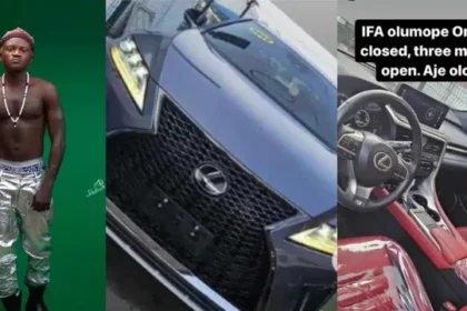 "When one door closes, three more will open" - Portable purchases brand new Lexus reportedly worth over 30 million naira