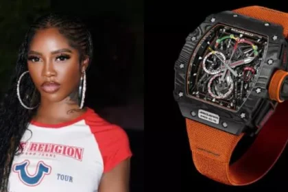 "I need $320K urgently for Richard Mille watch" - Beggar with a choice DMs Tiwa Savage, shows how money can be sent to him