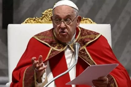 Pope Francis presides over the Pentecost Sunday Mass at St. Peter