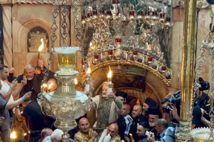 Israel Celebrates Holy Fire Ceremony To Mark The Orthodox Easter