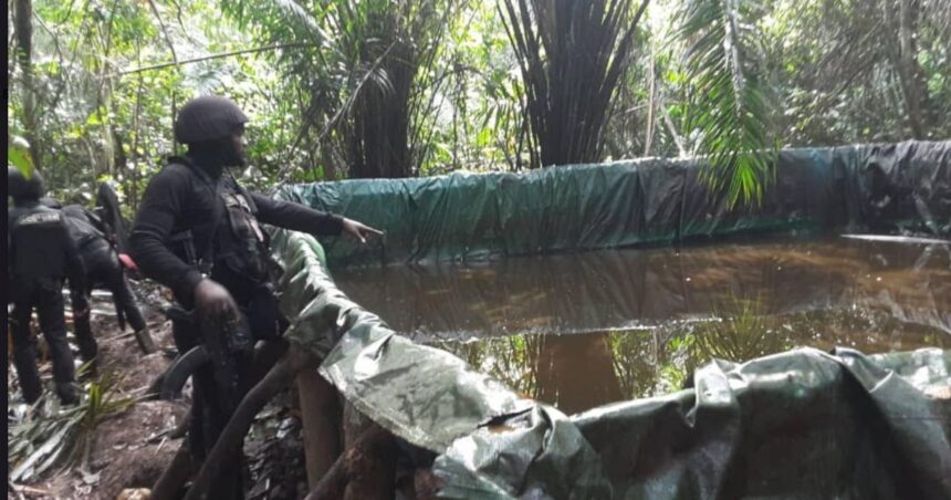 NSCDC destroys illegal refinery, arrests three in Rivers