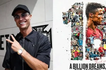 Cristiano Ronaldo celebrates reaching one billion followers across social media