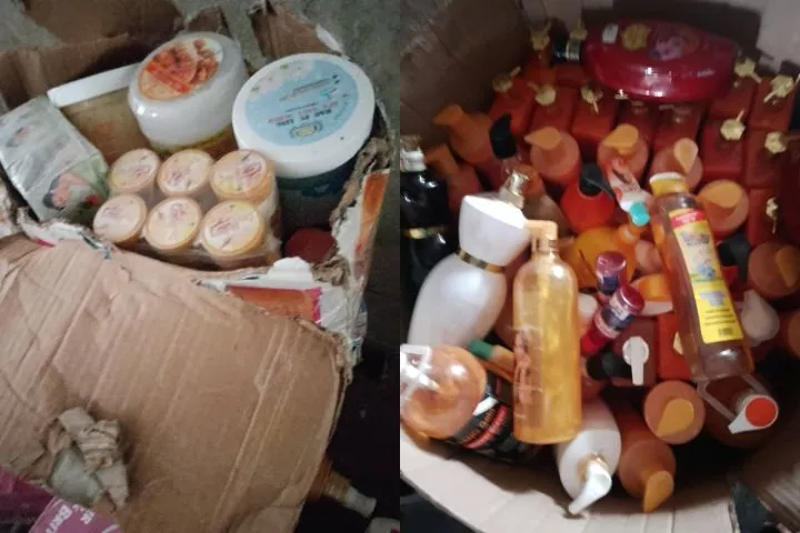 NAFDAC shuts down Illegal cosmetics factory in Lagos