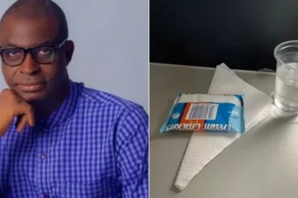 Man laments food served by Nigerian airline after hours of delay