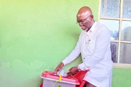 Aiyedatiwa votes at Ilaje LG polling unit