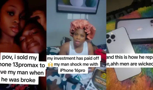 Boyfriend rewards girlfriend with iPhone 16 Pro after she sold her phone to support him when he was broke