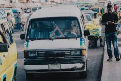 Lady shocked as she boards vehicle with