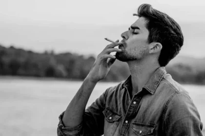 guy smoking cigarette