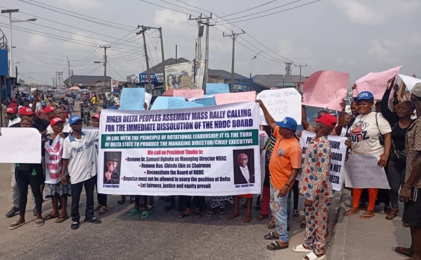 N'Delta group protests, demands NDDC MD appointment for Delta