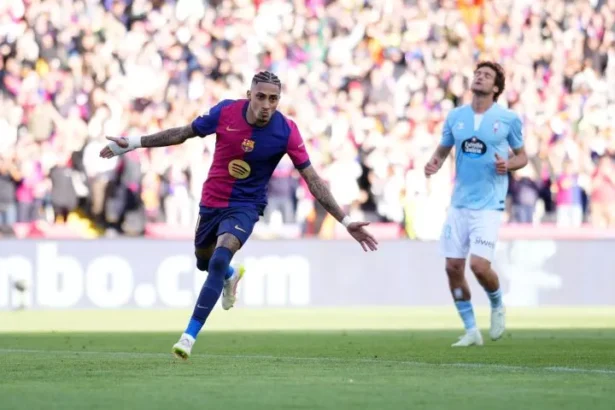 Hansi Flick hails Barcelona match-winner after 4-3 victory v Celta Vigo -