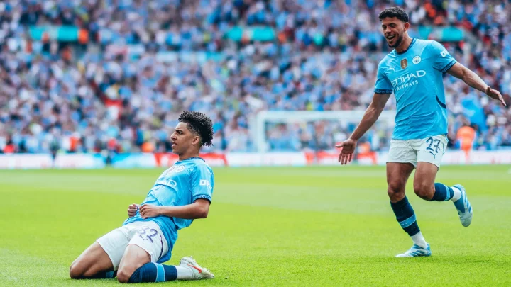Manchester City are through to a third successive FA Cup final after a 2-0 victory over Nottingham Forest at Wembley.