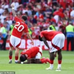 BREAKING NEWS - Nottingham Forest striker Taiwo Awoniyi taken to hospital for emergency surgery after colliding with post during 2-2 draw with Leicester