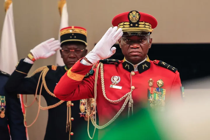 Gabon swears in ex-junta chief Oligui as president