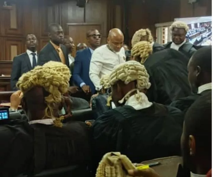 We did not find weapon of terrorism on Kanu during arrest in Lagos - DSS witness tells court