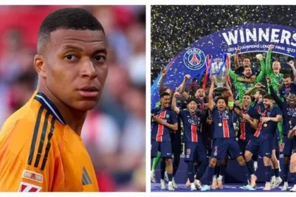 Kylian Mbappe and PSG.