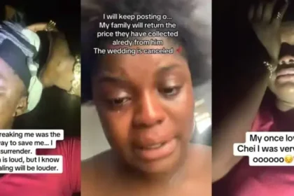 Lady ends 7-year relationship, cancels wedding after discovering fiancé has secret lover