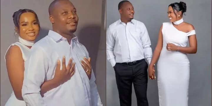 Lady joyfully marries man who stole her phone number from