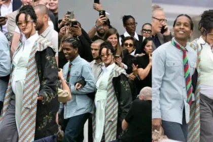 Rihanna, ASAP Rocky stir buzz with their appearance at Paris Fashion Week
