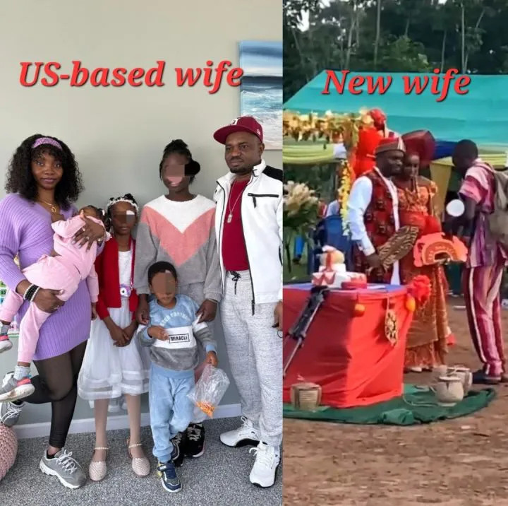 Father-of-four returns from America to wed new wife in Nigeria, sparking allegations of