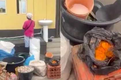 Trader caught turning spoiled tubers into 'yam flour' with chemicals