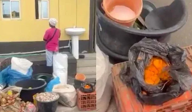 Trader caught turning spoiled tubers into 'yam flour' with chemicals