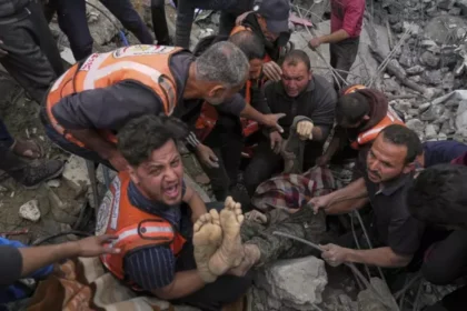 Israel intensifies strikes across Gaza on Palm Sunday and hits a hospital in the north