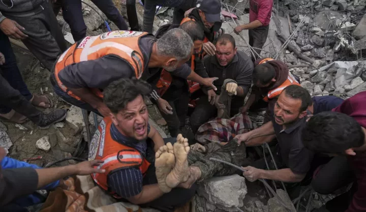 Israel intensifies strikes across Gaza on Palm Sunday and hits a hospital in the north